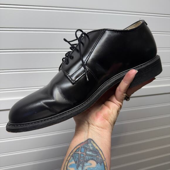 Bate’s Premium Leather Uniform Oxford Shoe US Navy Size 9.5E - Picture 10 of 14